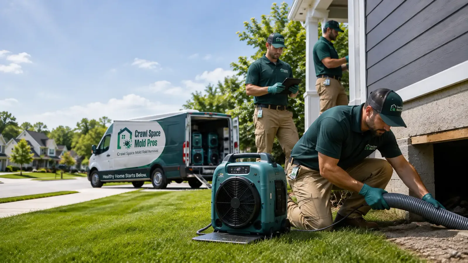 Crawl Space Mold Removal in Dennison, IL